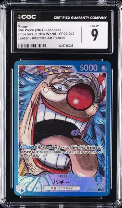 2024 ONE PIECE EMPERORS IN THE NEW WORLD JPN #OP09-042 BUGGY CGC 9 - Image 1