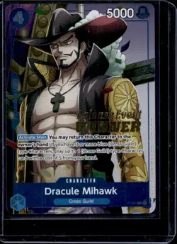 2025 One Piece The Best Vol. 2 Dracule Mihawk Promo #P-081 - Image 1