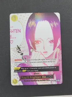 One Piece TCG OP14-118 You’ll Frighten Me… Alt Art English (NM) - Image 1