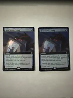 2x Hide on the Ceiling (Extended Art Foil) Marvel's Spider-Man Mtg Spm - Image 1