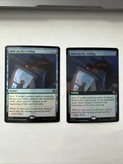 2x Hide on the Ceiling (Extended Art Foil + Regular) Marvel's Spider-Man Mtg Spm - Image 1