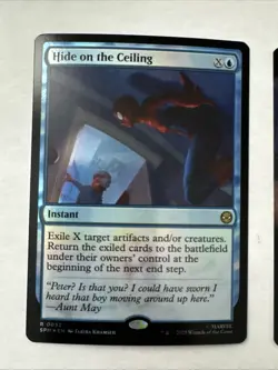 2x Hide on the Ceiling (Extended Art Foil + Regular) Marvel's Spider-Man Mtg Spm - Image 2