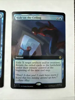 2x Hide on the Ceiling (Extended Art Foil + Regular) Marvel's Spider-Man Mtg Spm - Image 3
