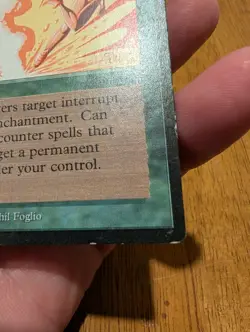 Magic: The Gathering Avoid Fate Legends Common Interrupt Green Phil Foglio 1994 - Image 4