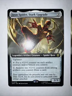 2x Iron Spider Stark Upgrade (Extended Art) Marvel's Spider-Man - Image 2
