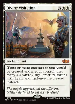 MTG Divine Visitation Tarkir: Dragonstorm Commander 113 M NM - Image 1