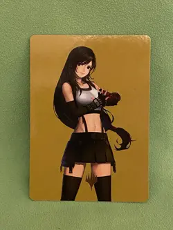 Tifa, Martial Artist Final Fantasy Art Series Gold Stamped Planeswalker 52/53 - Image 1