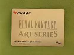 Tifa, Martial Artist Final Fantasy Art Series Gold Stamped Planeswalker 52/53 - Image 2