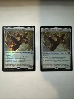 2x Iron Spider, Stark Upgrade (Foil) Marvel's Spider-Man Mtg Spm - Image 1