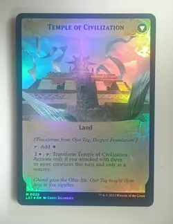 Ojer Taq, Deepest Foundation - The Lost Caverns of Ixalan (LCI) MTG Magic FOIL - Image 2
