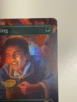 2023 MTG LOTR Delighted Halfling TALES MIDDLE-EARTH FOIL - Prerelease Rare - Image 4