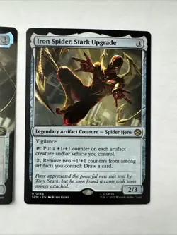 2x Iron Spider, Stark Upgrade (Extended Art Foil + Regular) Marvel's Spider-Man - Image 3