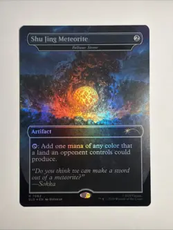 Shu Jing Meteorite - Fellwar Stone (Rainbow Foil) Secret Lair Drop Foil - Image 1