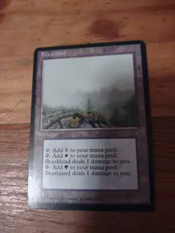 Brushland Magic: Ice Age 1995 Magic: The Gathering MTG NM+ - Image 1