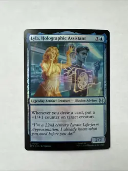 Lyla, Holographic Assistant (Foil) Marvel's Spider-Man: Eternal-Legal Mtg Spm - Image 1