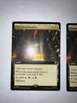 2x Oscorp Industries (Extended Art) Marvel's Spider-Man Regular Spm Mtg - Image 2