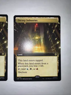 2x Oscorp Industries (Extended Art) Marvel's Spider-Man Regular Spm Mtg - Image 3