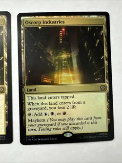 2x Oscorp Industries (Foil + Regular) Marvel's Spider-Man Regular Mtg - Image 2