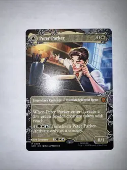 Peter Parker Amazing (0208) (Borderless) Marvel's Spider-Man Regular Mtg Spm - Image 1