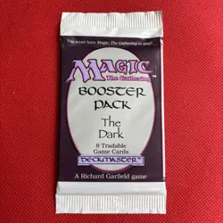 1994 Magic: The Gathering “THE DARK” Factory Sealed Booster Pack *Ships Free* 742818065047 - Image 1