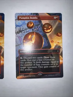 2x Pumpkin Bombs (Borderless) Marvel's Spider-Man: Eternal-Legal Regular Mtg Spm - Image 3