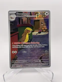 2025 Pokemon TCG Mega Evolution 153/132 Gumshoos IR Illustration Rare - Image 1