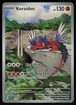 Koraidon 014 Pokemon Center Exclusive Promo Scarlet & Violet Pokemon - Image 1