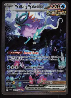 Walking Wake ex 205/162 Special Illustration Rare Temporal Forces Pokemon - Image 1