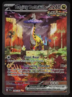 Raging Bolt ex 208/162 Special Illustration Rare Temporal Forces Pokemon - Image 1