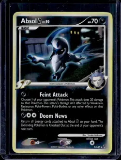 2009 Pokemon Platinum Supreme Victors Absol G #1/147 - Image 1