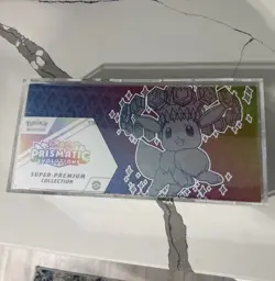 Pokemon Scarlet & Violet Prismatic Evolutions Super Premium Collection With Case - Image 1