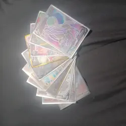 10 Pokemon Cards, 1 Promo, 7 Silver Star, 1 Goldstar, Good Condition - Image 1
