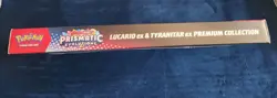 Pokemon Lucario Ex Tyranitar Ex Premium Collection Prismatic Evolution - Image 4
