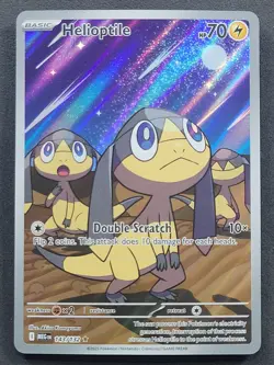 Helioptile 143/132 Illustration Rare Mega Evolution Pokemon TCG - Image 1