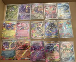 Pokemon Phantasmal Flames Mega Charizard X ex, Mega Sharpedo, Rotom, 15 Card Lot - Image 1