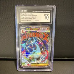 Pokemon Mega Charizard X CGC 10 M2 Inferno X 094/080 Holo Japanese 2025 Rare - Image 1