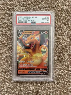 PSA 10 Charizard V 019/189 Darkness Ablaze SWSH03 Pokemon TCG Gem Mint - Image 1