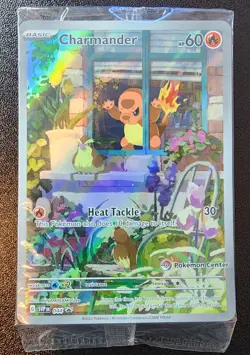 Pokemon TCG Charmander 044 Promo Pokemon Center Stamp Sealed Scarlet/Violet - Image 1