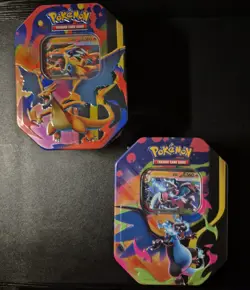 Pokemon Tcg Ascended Heroes Mega Charizard EX Tins 2-pack Sealed - Image 1