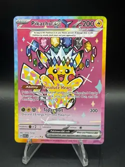Pokemon Pikachu ex 277/217 SIR Pinkachu Ascended Heroes Pack Fresh! - Image 1