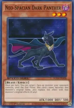 Yugioh! LP Neo-Spacian Dark Panther - SGX4-ENA08 - Common - 1st Edition Lightly - Image 1