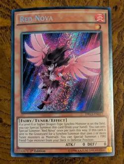 Red Nova DRL3-EN017 Secret Rare 1st Edition Near Mint Yu-Gi-Oh! - Image 1