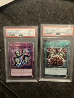 Brain Control Yugioh Magical Hats Belgium Bundle 1st Edition PSA 10 - Image 1