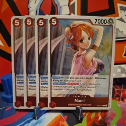 (QTY 4) Nami (006) EB03-006 Extra Booster: One Piece Heroines Edition Foil - Image 1
