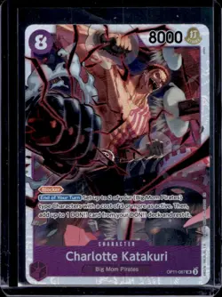 2025 One Piece Charlotte Katakuri Super Rare Alternative Art #OP11-067 - Image 1