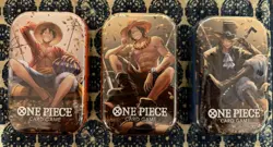 One Piece TCG, Vol.2 Tin pack (TS-02, OP13), Complete Set of 3 Tins - Sealed Eng - Image 1