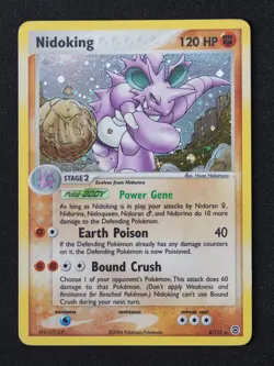 Nidoking 8/112 FireRed & LeafGreen Holo MP Pokemon Card - Image 1