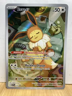 Pokemon Promo Eevee Full Art Ultra Rare Card #173 - Image 1