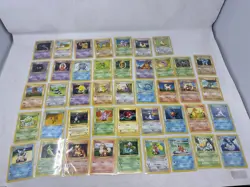 Pokemon Base Set Shadowless 43 Card Lot LP-NM 1999 Wartortle Ivysaur Charmander - Image 1