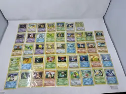 Pokemon Base Set Shadowless 43 Card Lot LP-NM 1999 Wartortle Ivysaur Charmander - Image 2